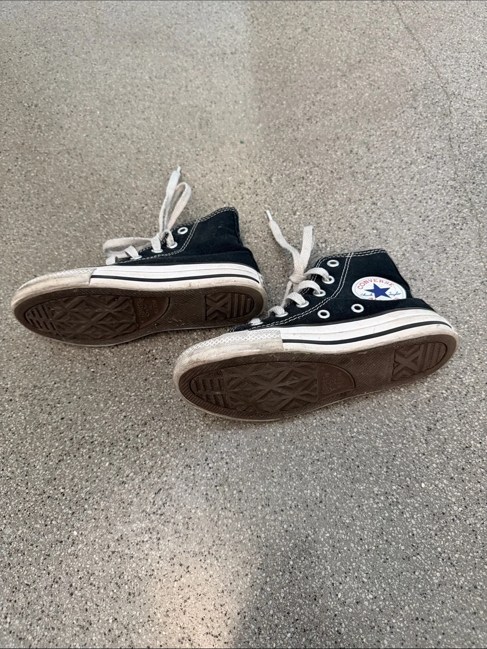 Converse Kids Black and White High-Top Sneakers